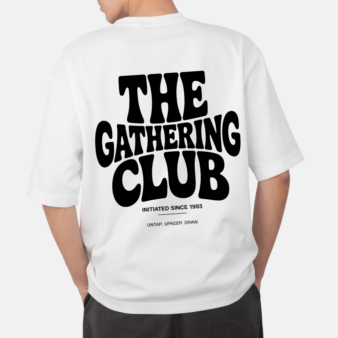 CAMISETA OVERSIZED THE GATHERING CLUB - Imagem 3